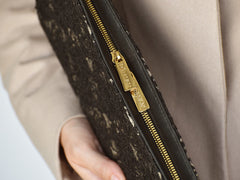 the 10 clutch in nude