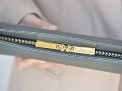 the 101 clutch in grey