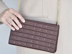 the 101 clutch mini in oxblood