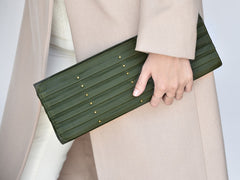 the 101 clutch in olive